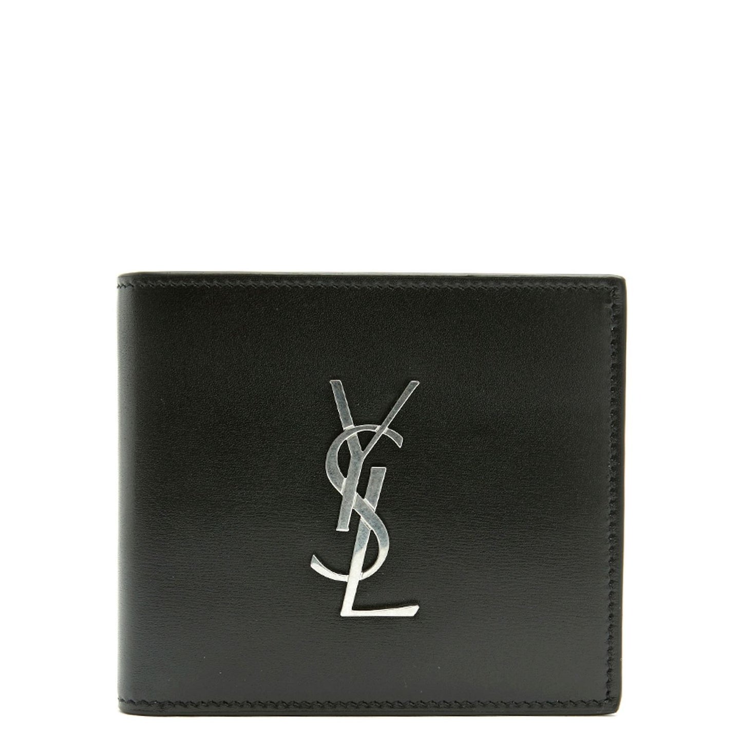 Saint Laurent Black Leather Wallet