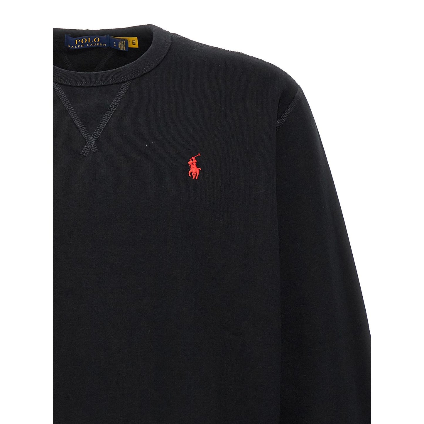 Polo Ralph Lauren Black Cotton Sweatshirt