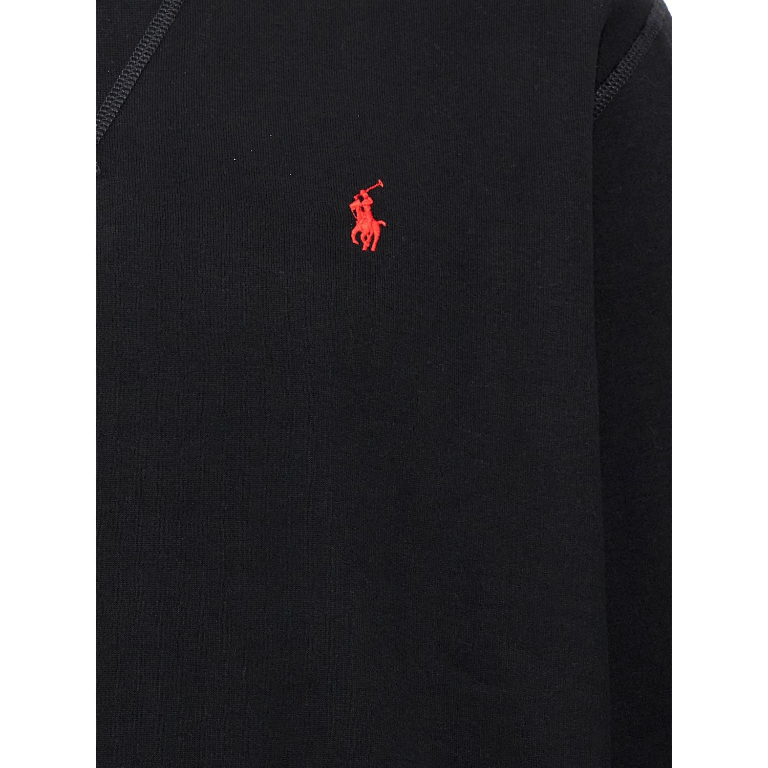 Polo Ralph Lauren Black Cotton Sweatshirt