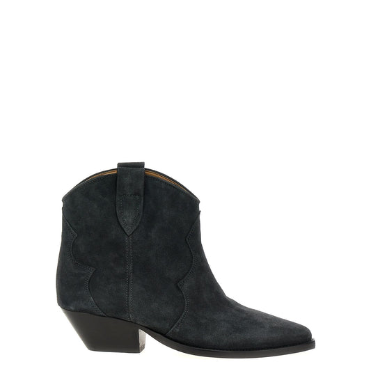 Isabel Marant Black Calfskin Chelsea Boots