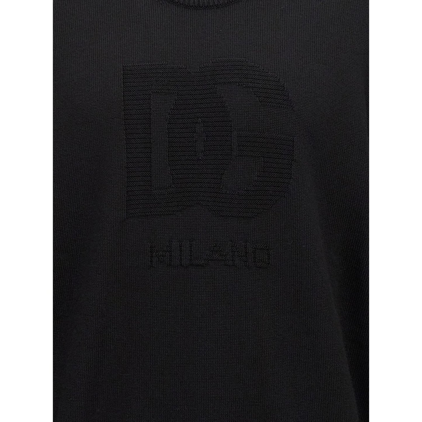 Dolce & Gabbana Black Virgin Wool Cardigan