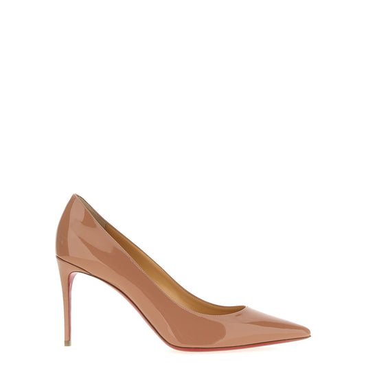 Christian Louboutin Beige Calfskin High Heel Pumps