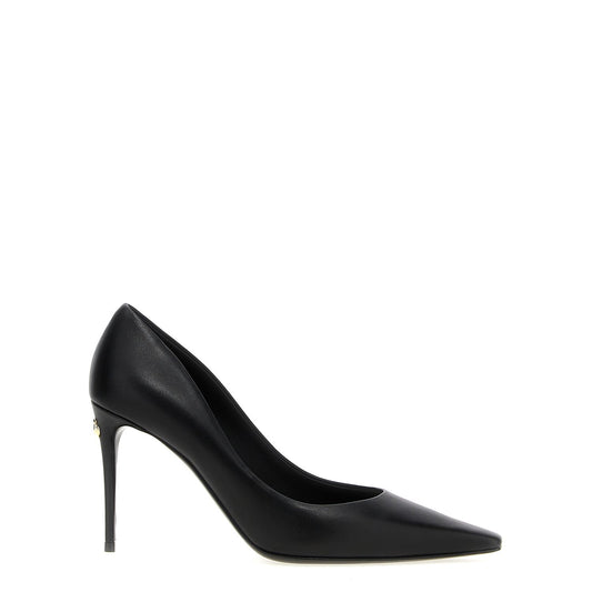 Dolce & Gabbana Black Lamb Leather High Heel Pumps