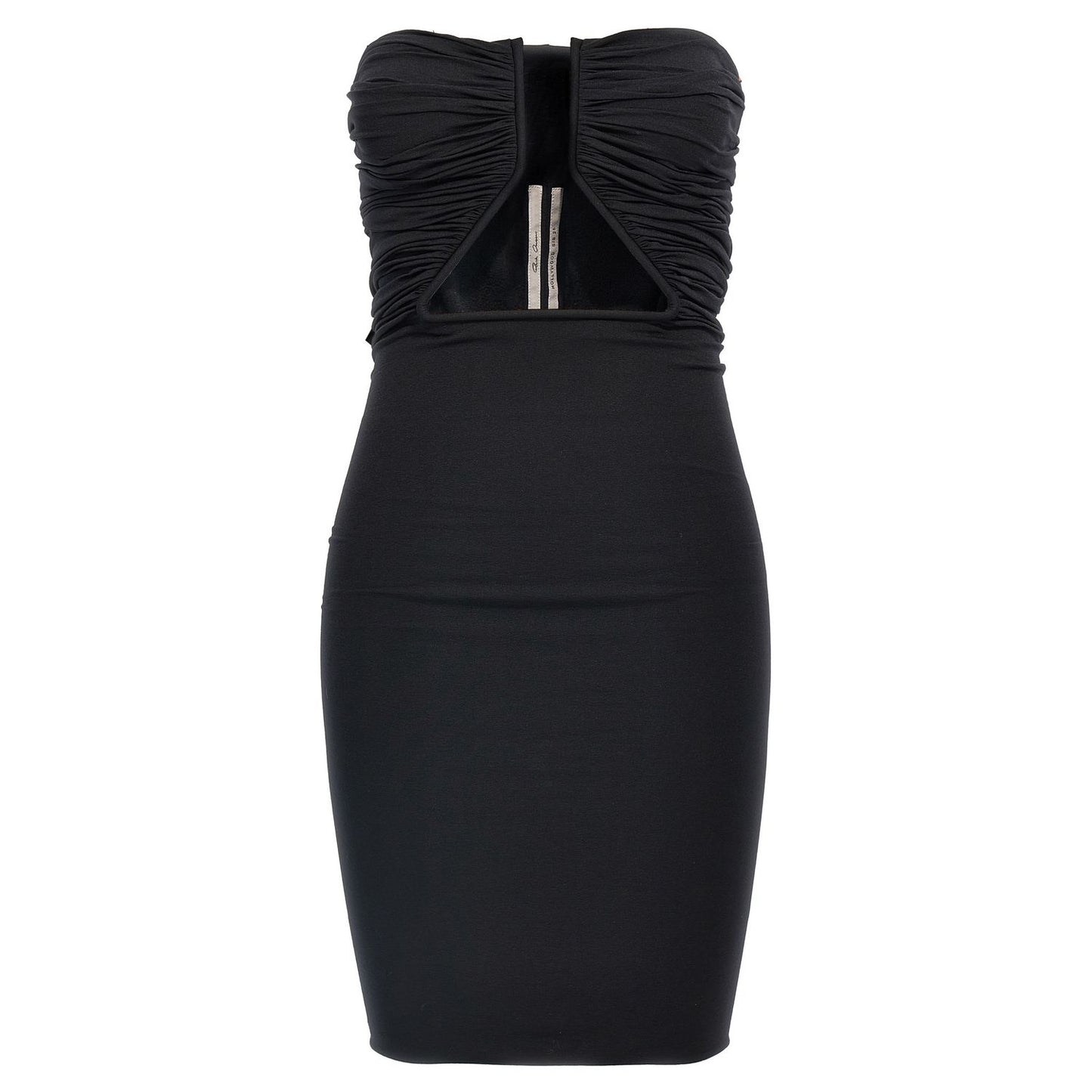 Rick Owens Black Nylon Short Dress