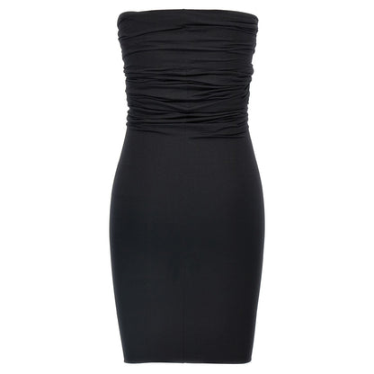 Rick Owens Black Nylon Short Dress