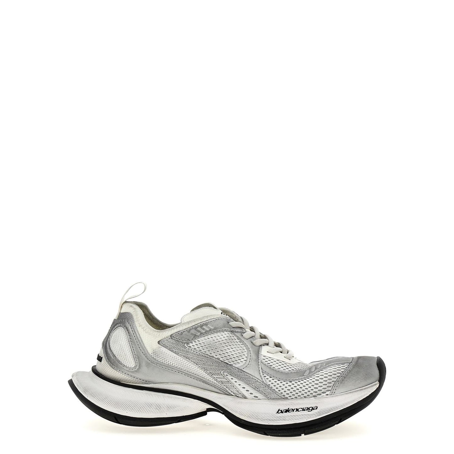 Balenciaga Gray Polyester Athletic Sneakers