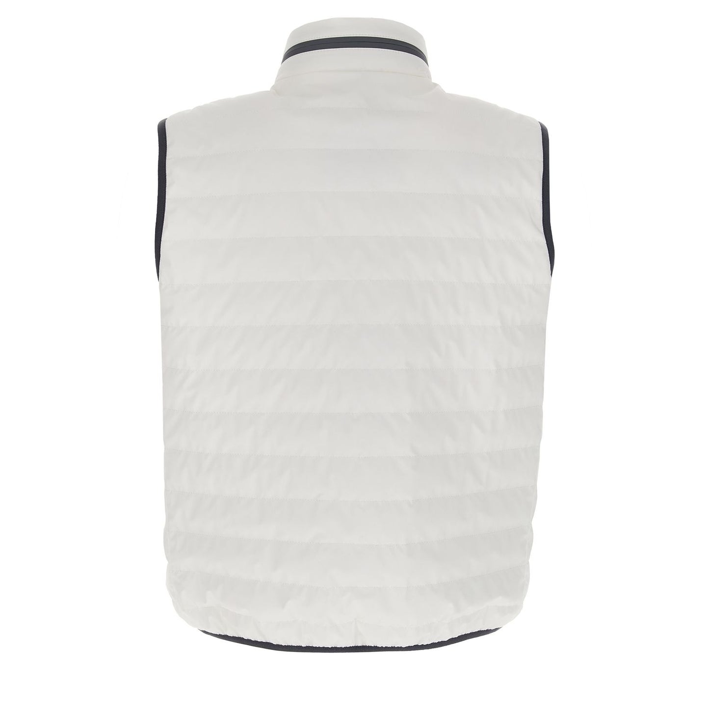 Brunello Cucinelli White Polyamide Sleeveless Jacket
