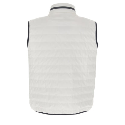 Brunello Cucinelli White Polyamide Sleeveless Jacket