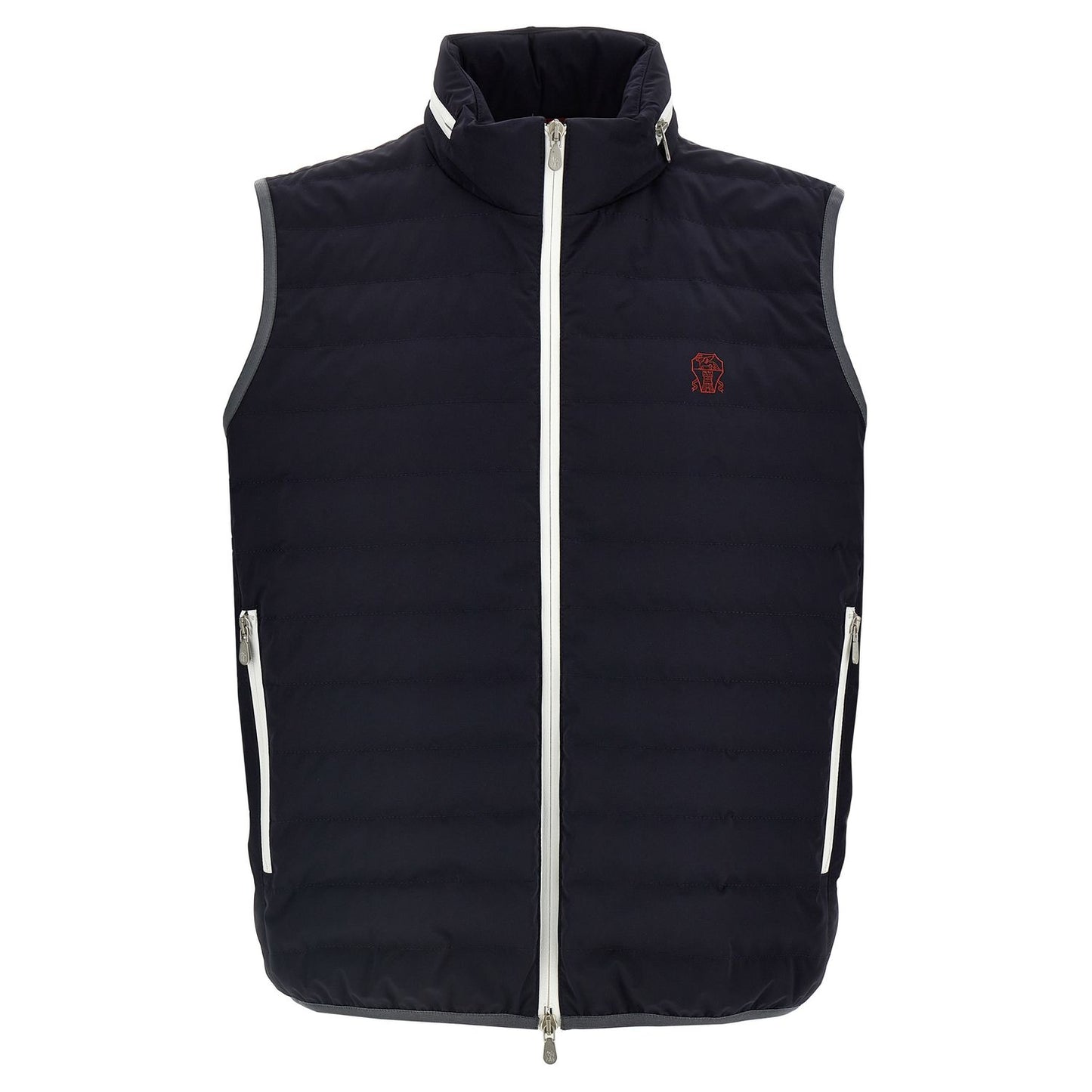 Brunello Cucinelli Blue Polyamide Coat