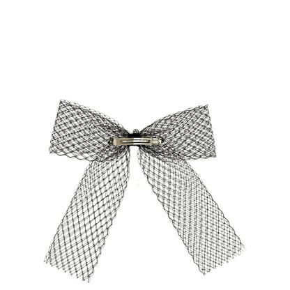 Maison Michel Black Polyester Hair Clip