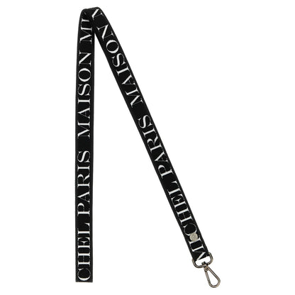 Maison Michel Bicolor Cotton Keychain