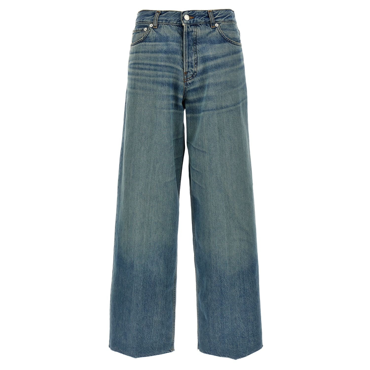 Haikure Blue Cotton Jeans Denim