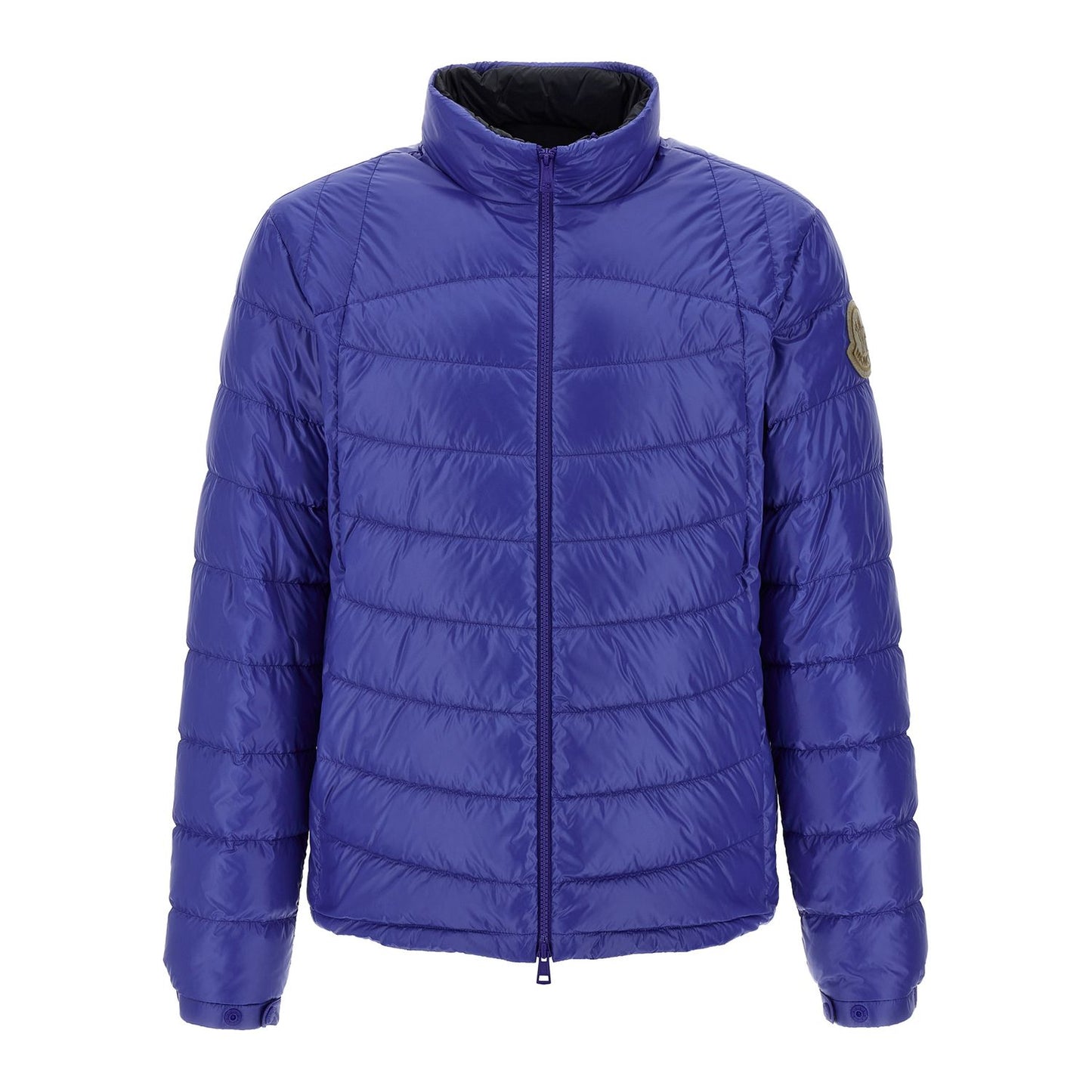 Moncler Blue Polyamide Full-Length Jacket