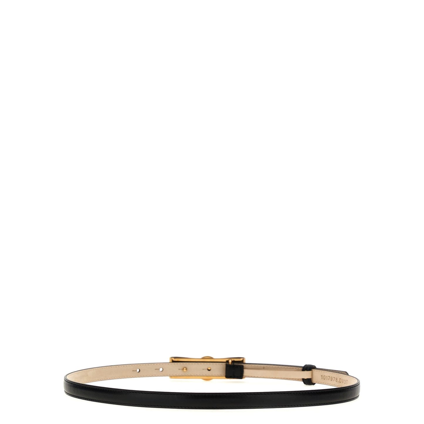 Versace Black Calfskin Regular Belt