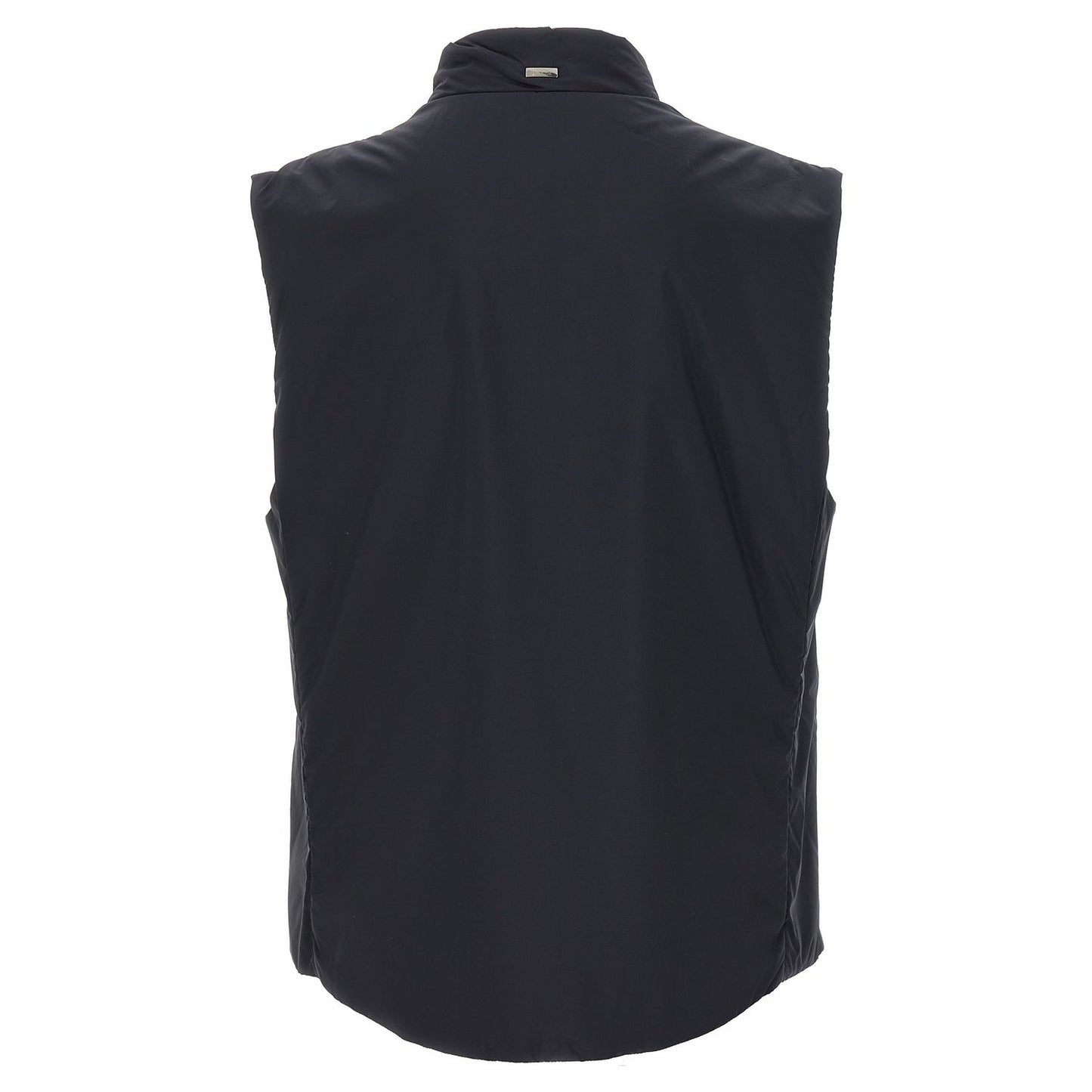 Herno Black Polyamide Sleeveless Jacket