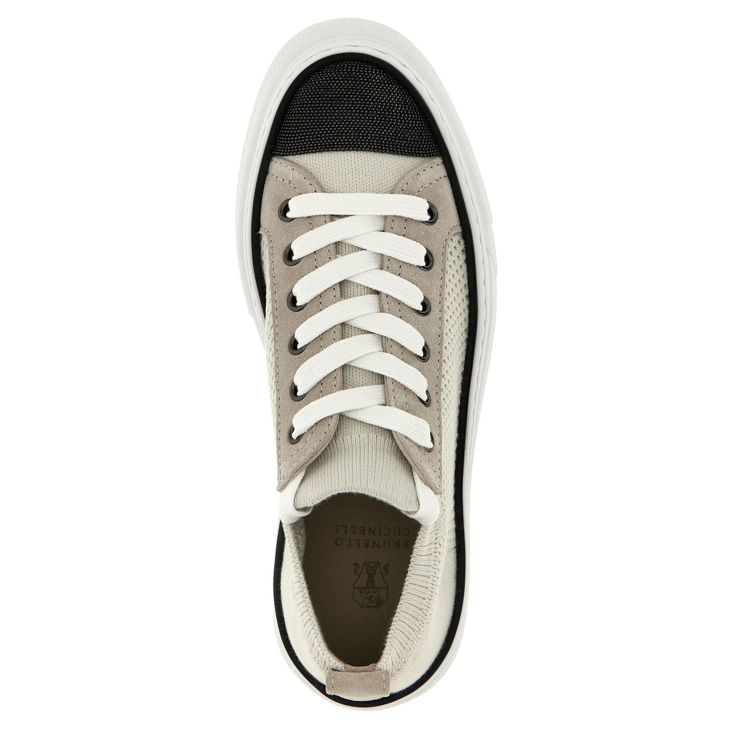 Brunello Cucinelli Multicolor Cotton Low Top Sneakers