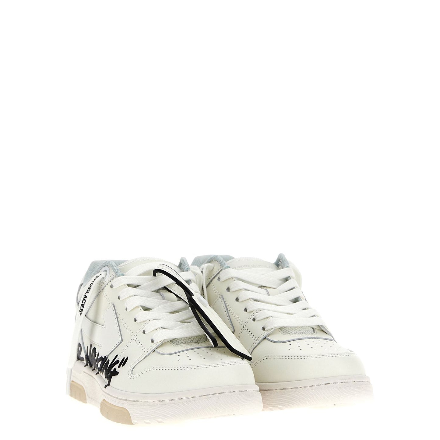 Off-White Bicolor Bovine Leather Low Top Sneakers