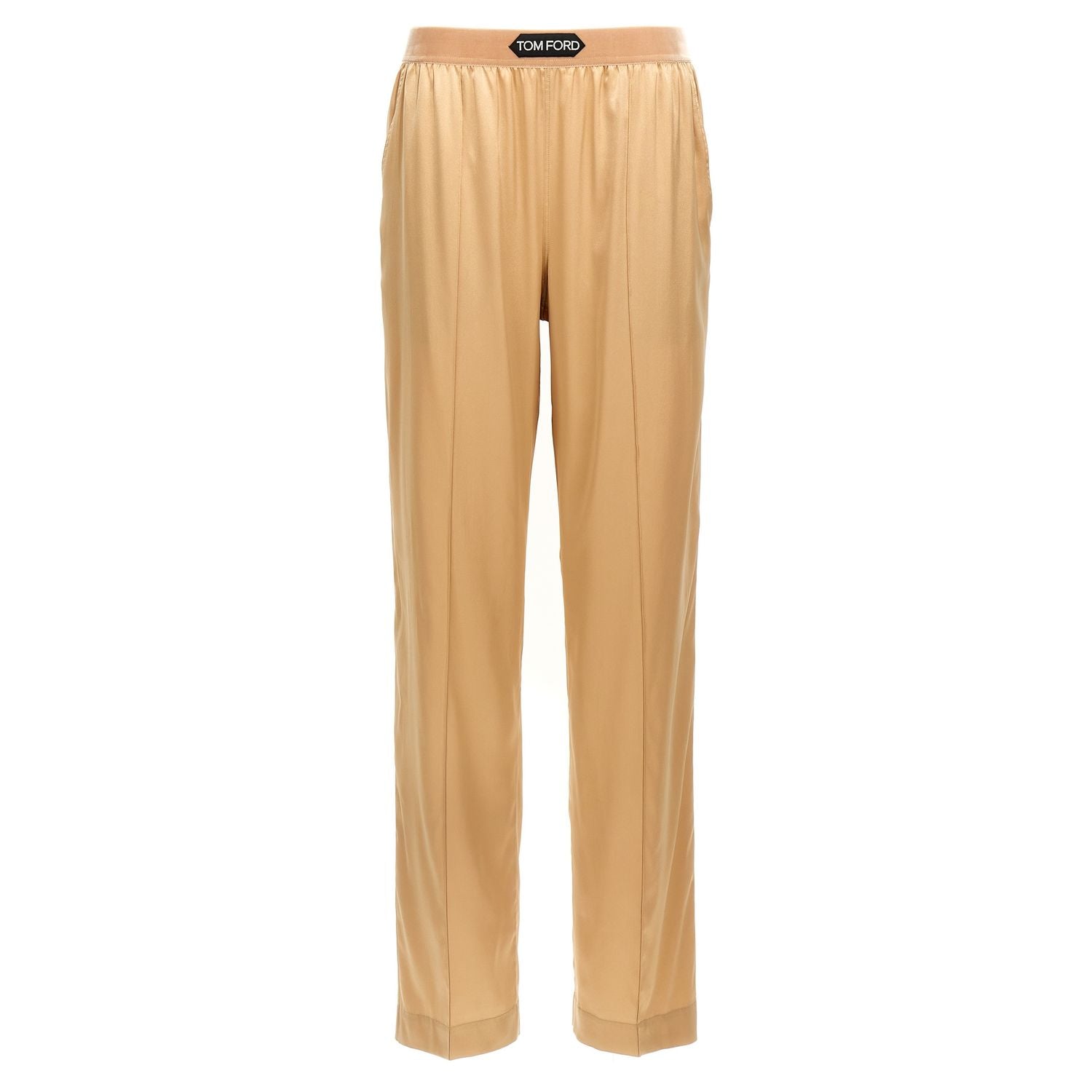 Tom Ford Beige Silk Casual Pants