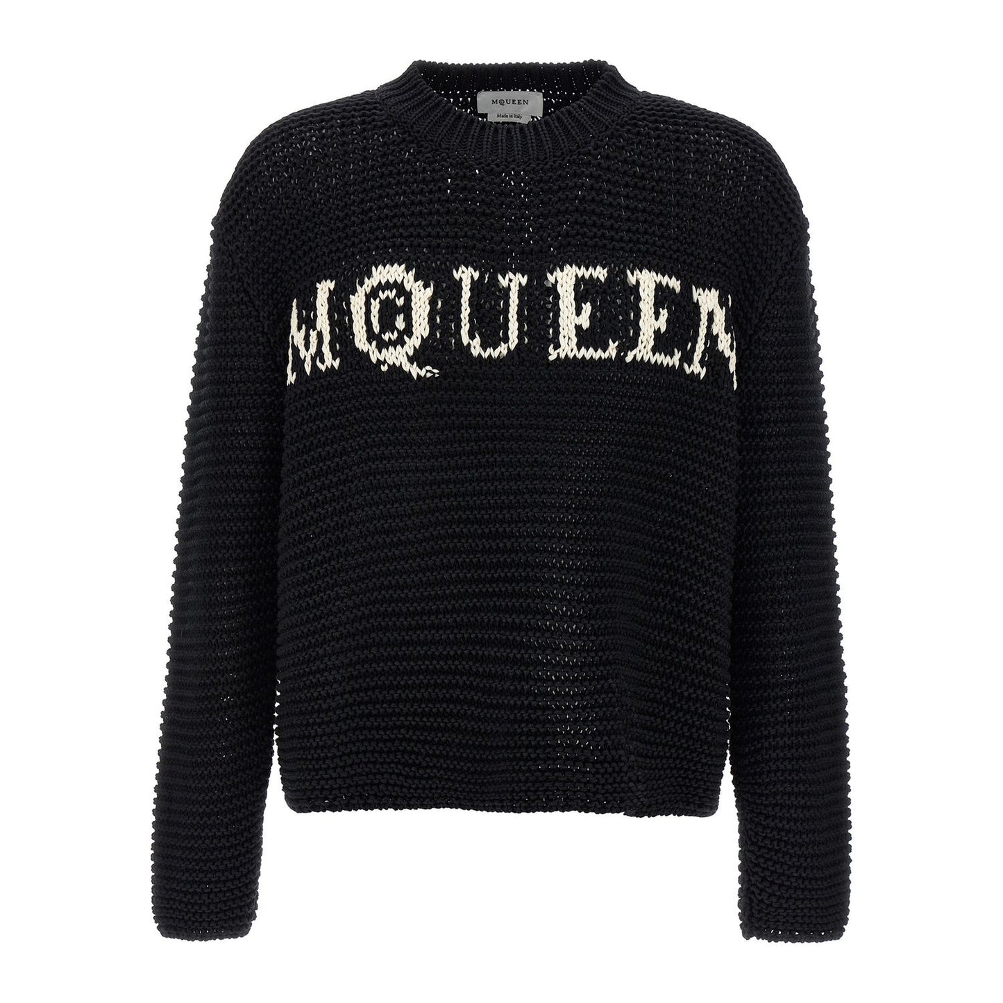 Alexander McQueen Bicolor Cotton Cardigan