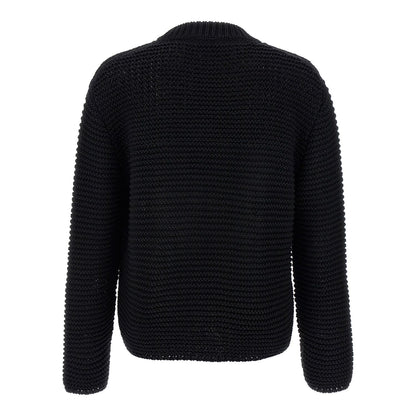 Alexander McQueen Bicolor Cotton Cardigan