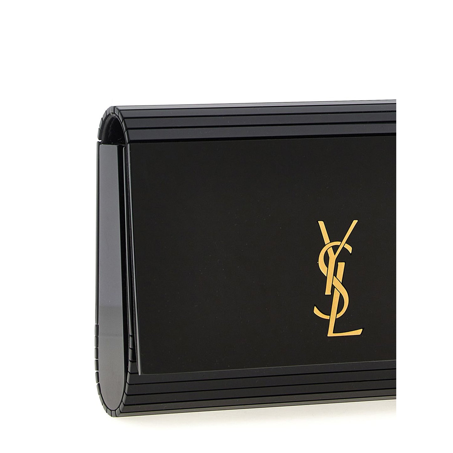Saint Laurent Black Plexiglass Crossbody Bag