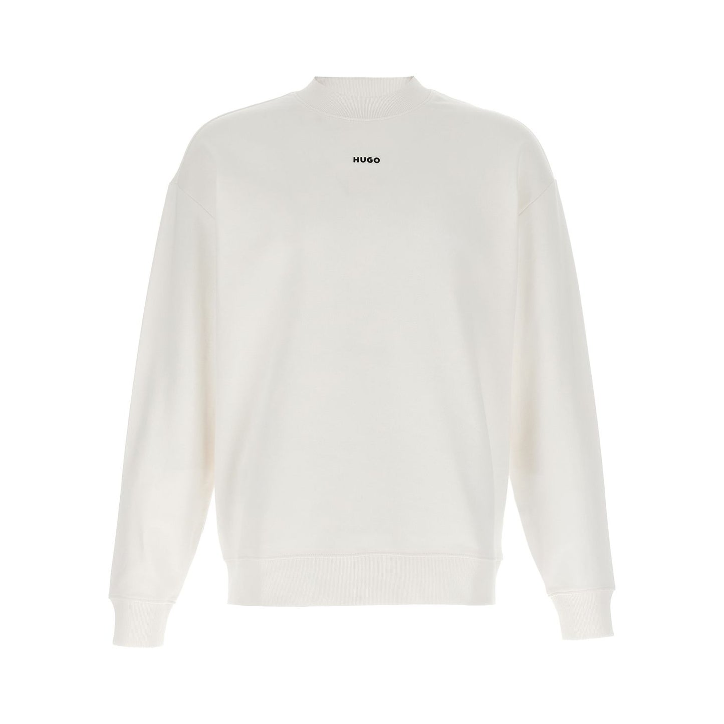 Hugo Boss White Cotton Sweatshirt