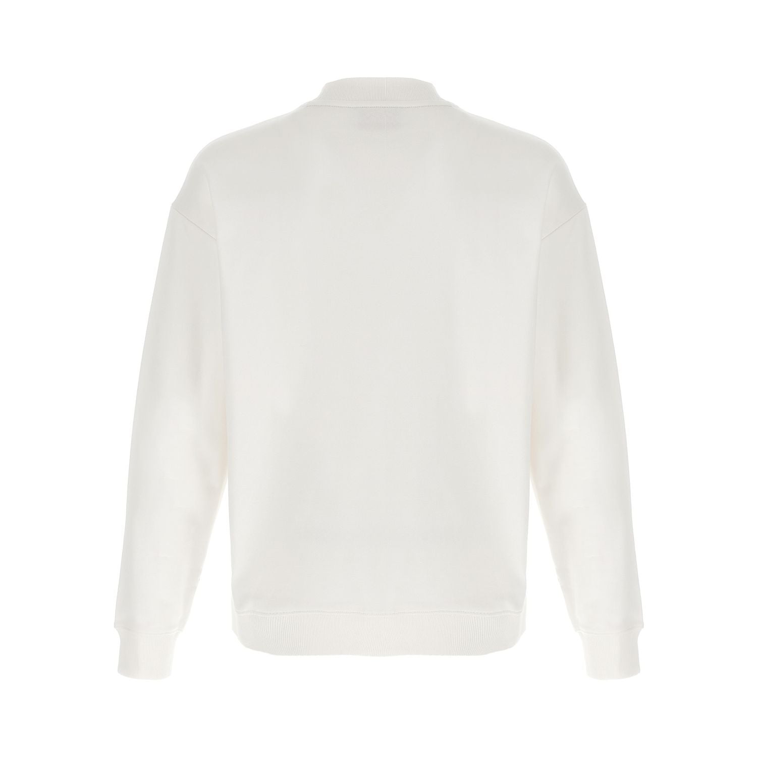 Hugo Boss White Cotton Sweatshirt