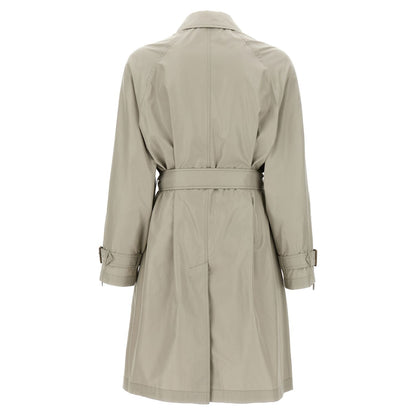 Burberry Gray Satin Coat