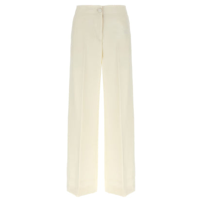 Brioni White Wool Casual Pants