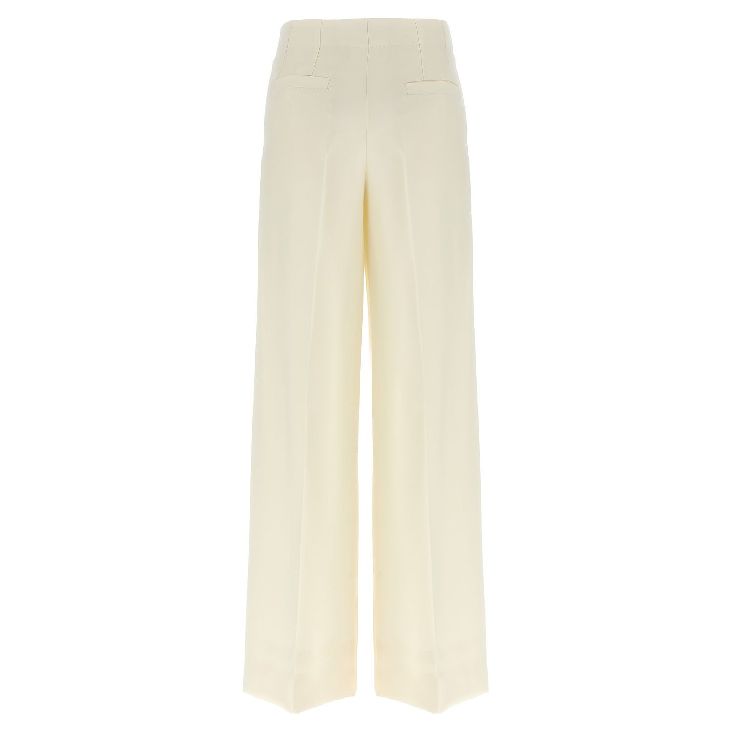 Brioni White Wool Casual Pants