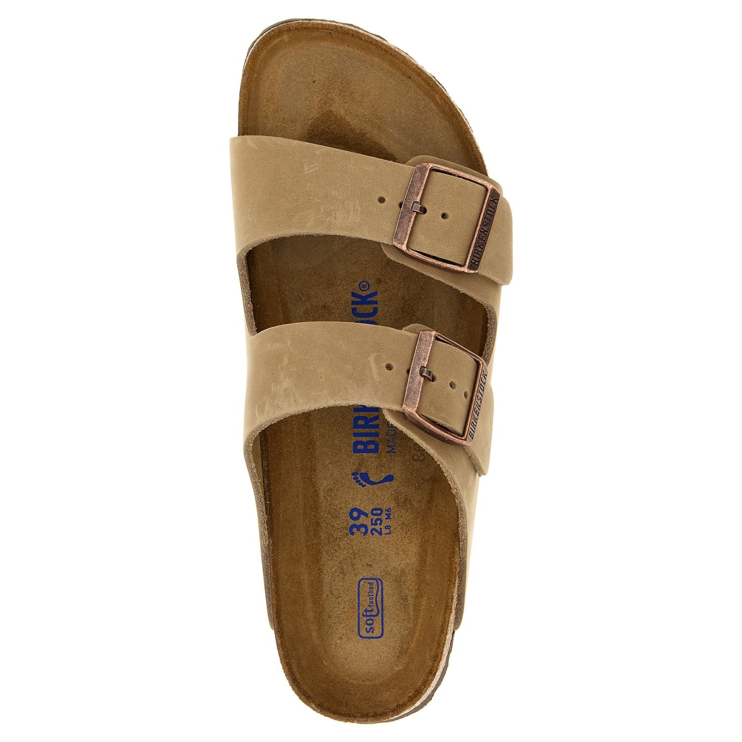 Birkenstock Brown Leather Slides