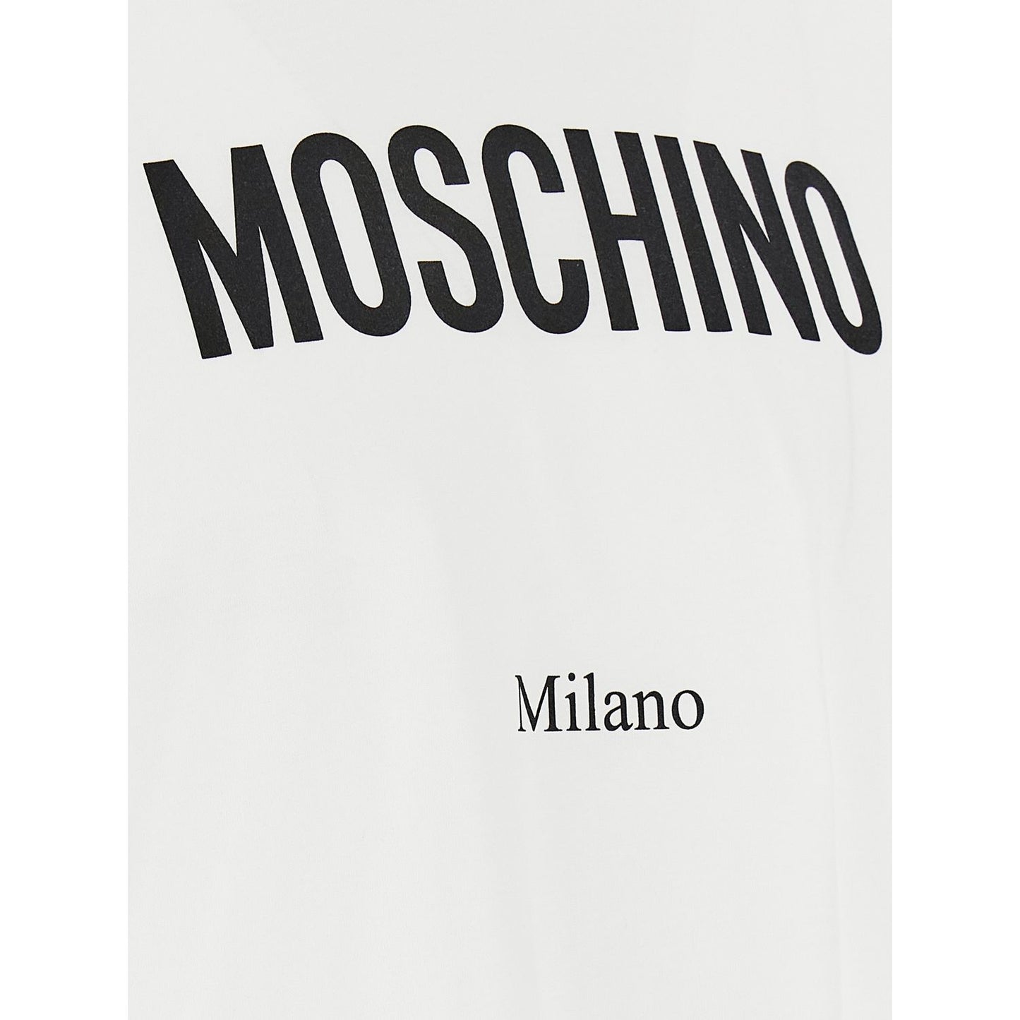 Moschino Bicolor Cotton T-Shirt