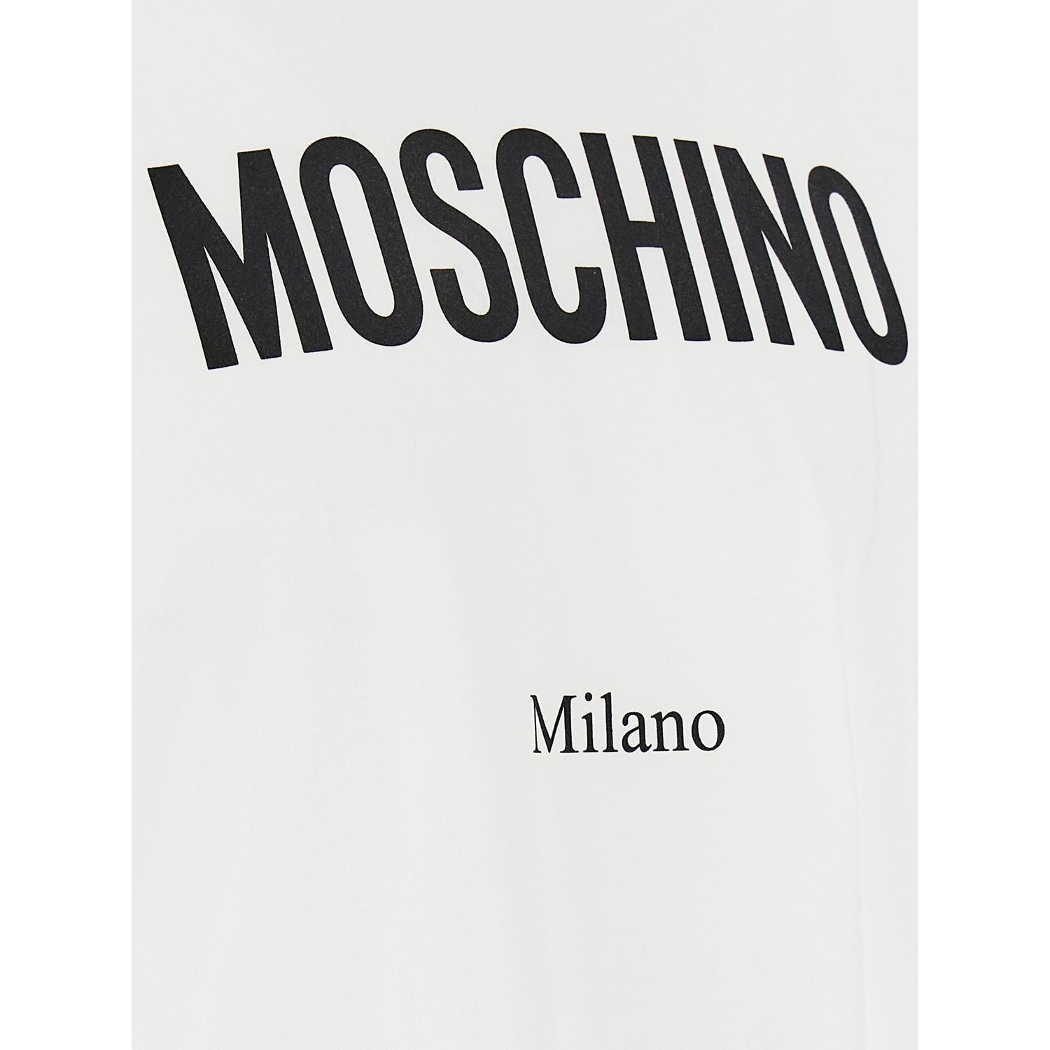 Moschino Bicolor Cotton T-Shirt