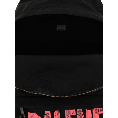 Balenciaga Black Cotton Backpack