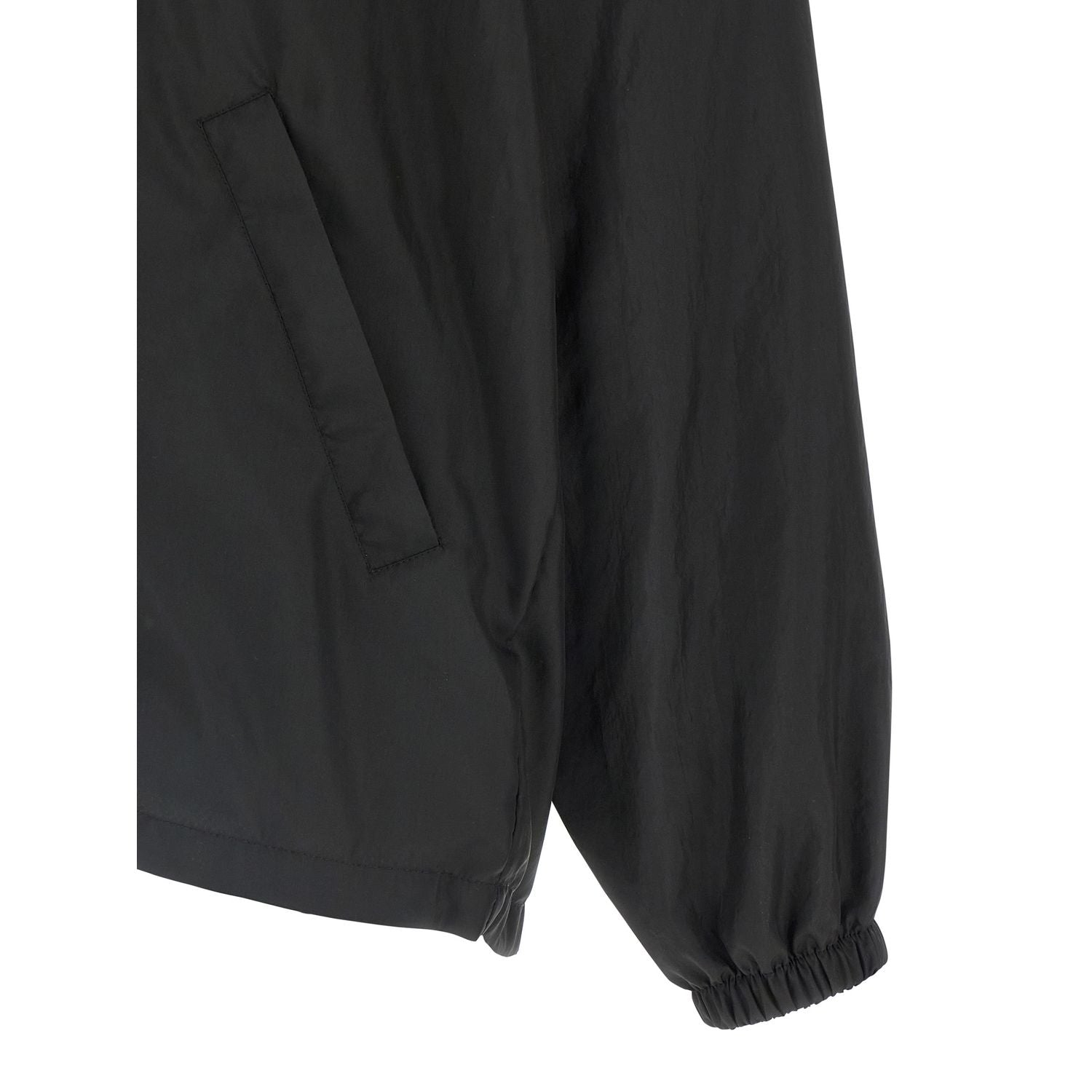 Balenciaga Black Polyester Shell Jacket