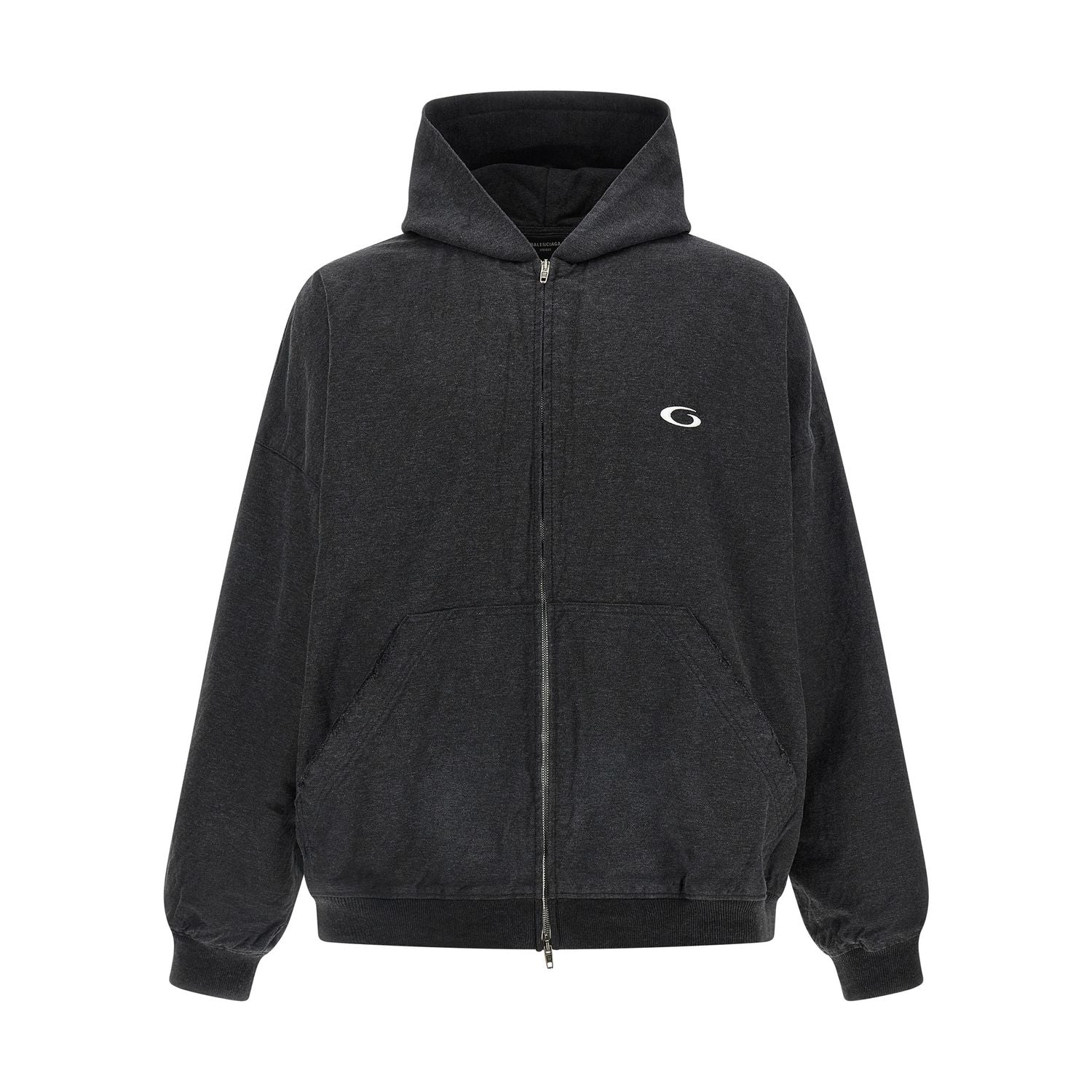 Balenciaga Gray Cotton Sweatshirt