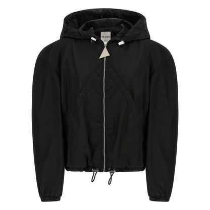 The Attico Black Polyamide Bomber