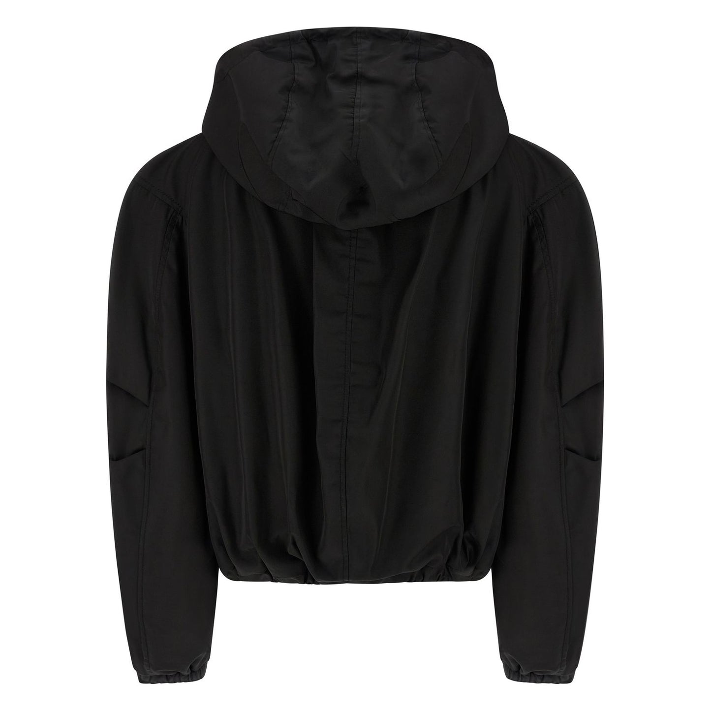The Attico Black Polyamide Bomber
