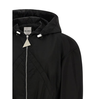 The Attico Black Polyamide Bomber