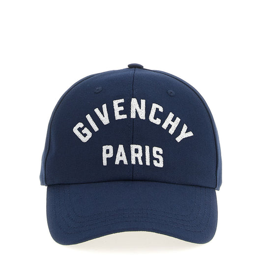 Givenchy Blue Cotton Cap (Baseball Hat)