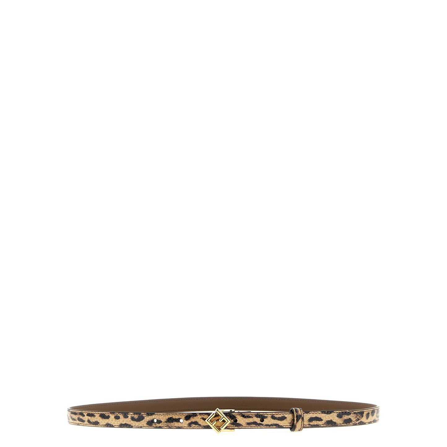 Fendi Multicolor Velvet Leather Regular Belt