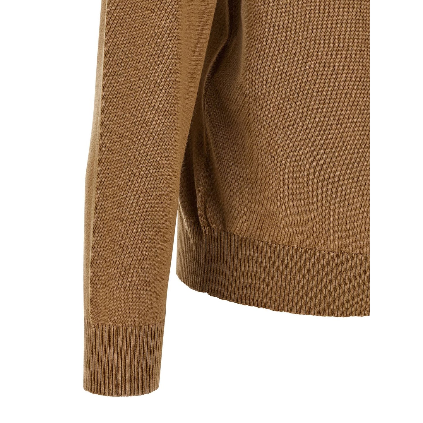 Fendi Beige Virgin Wool Cardigan