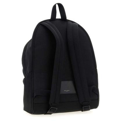 Saint Laurent Black Polyamide Backpack