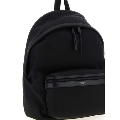 Saint Laurent Black Polyamide Backpack