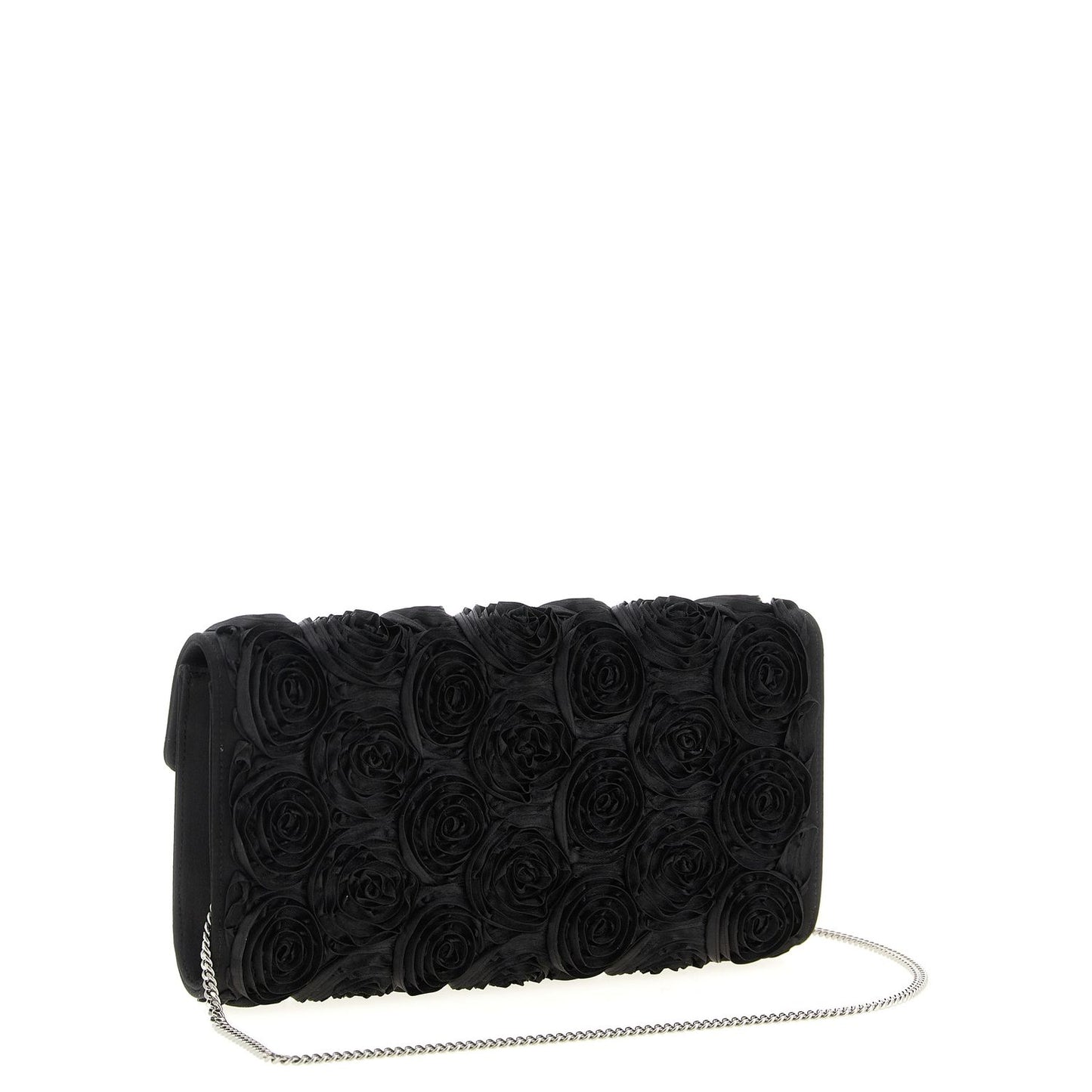 Roger Vivier Black Viscose Clutch Bag