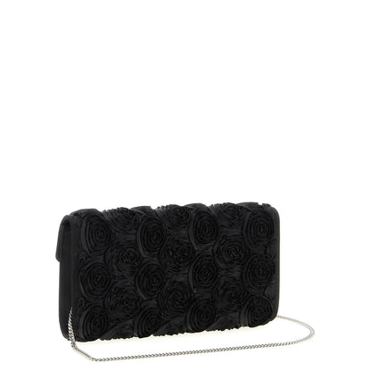 Roger Vivier Black Viscose Clutch Bag