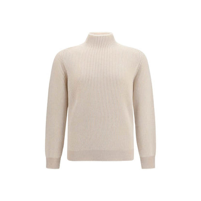 Brunello Cucinelli Beige Cashmere Turtleneck