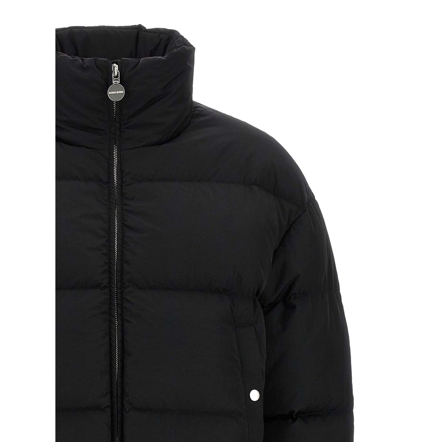 IENKI IENKI Black Nylon Full-Length Jacket