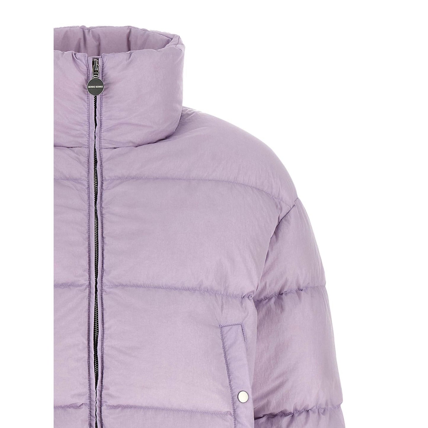 IENKI IENKI Purple Nylon Full-Length Jacket