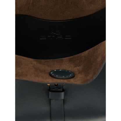 Etro Bicolor Calfskin Crossbody Bag
